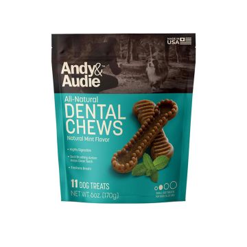 Andy & Audie Dental Chew Mint 6oz