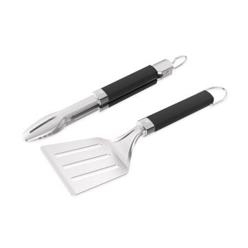 Weber Portable Grill Tool Set Spatula & Tongs