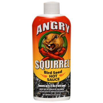 Angry Squirrel Bird Seed Hot Sauce, 8 oz.