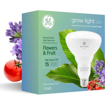 GE Grow Light LED for Flowers & Fruit BR30 E26