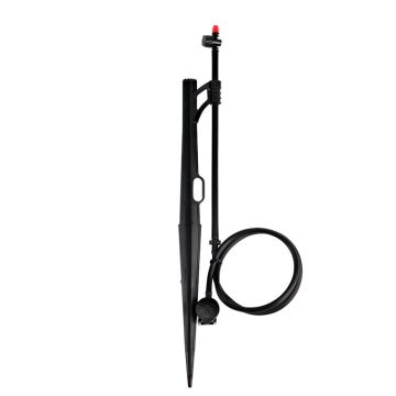 Raindrip Adjustable Flow Bubbler Assembly, Full-Circle Pattern, 8 Stream, 1/4 in. Clamp N Pierce Inlet, Riser, 13 in. Stake