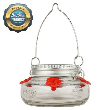 Nature's Way Mason Jar Hummingbird Feeder