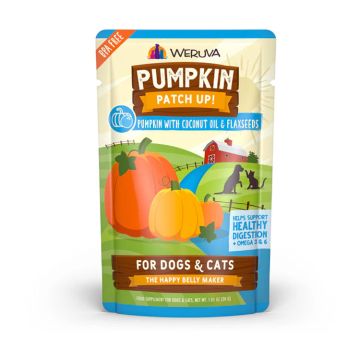 Weruva Patch Up! Pumpkin with Coconut Oil & Flaxseeds for Cats & Dogs 2.8oz