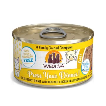 Weruva Cat Paté "Press Your Dinner!" Grain-Free Chicken Brest Can 3oz