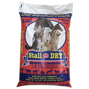 Stall Dry Absorbent & Deodorizer, 40 lbs.