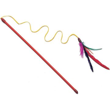 SPOT Feather Dangler Teaser Wand