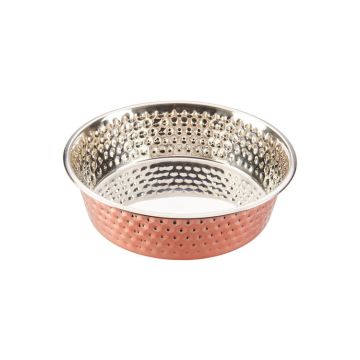 SPOT Honeycomb Non Skid Stainless Steel & Copper Bowl 3 Quart