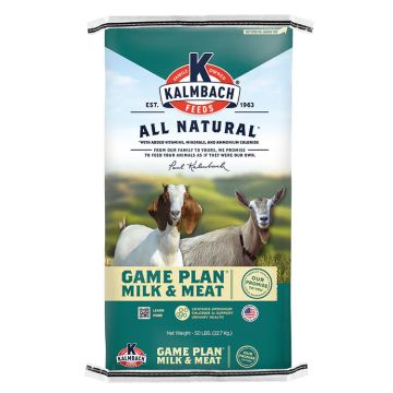 Kalmbach Feeds® Game Plan® Milk & Meat Goat Pellets, 50 lbs