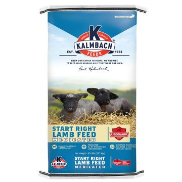 Kalmbach Start Right Lamb Feed Medicated, 50 lbs