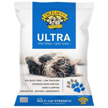 Dr. Elsey's Ultra UnScented Clumping Clay Cat Litter 40 lb. Bag