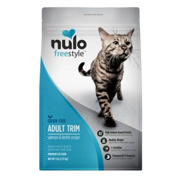 Nulo FreeStyle Adult Trim Cat Grain Free Salmon & Lentils, 5 lbs