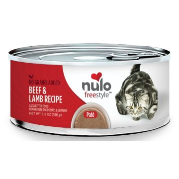 Nulo FreeStyle Cat Pate' Grain Free Beef & Lamb, 5.5 oz