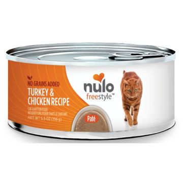 Nulo FreeStyle Cat Pate' Grain Free Turkey & Chicken, 5.5 oz