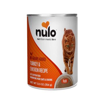 Nulo's FreeStyle Turkey & Chicken Recipe Grain-Free Wet Cat & Kitten Food Can, 12.5 oz