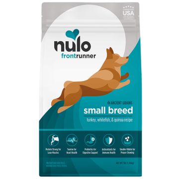 Nulo Frontrunner Small Breed Puppy & Adult GI Turkey, Whitefish & Quinoa
