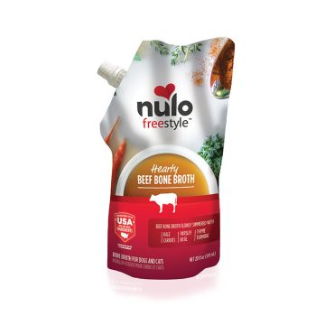 Nulo FreeStyle Dog & Cat Grain Free Beef Broth, 20 oz