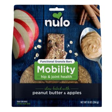nulo® Functional Granola Bars For Dogs Mobility Hip & Joint Health 10 oz pouch