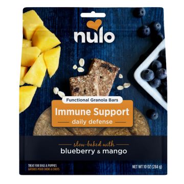 nulo® Functional Granola Bars For Dogs Immunity Daily Defense 10 oz pouch