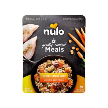 Nulo Gently Cooked Meals Chicken & Quinoa Recipe Adult Dog Wet Food Pouch, 9 oz.