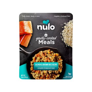 Nulo Gently Cooked Meals Salmon & Rice Recipe Adult Dog Wet Food Pouch, 9 oz.