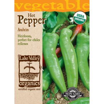 Capsicum, Mild Pepper 'Anaheim' Organic Heirloom