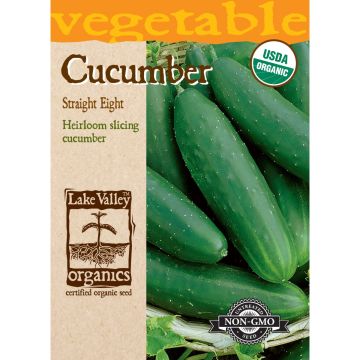 Cucumis, Cucumber 'Straight Eight' Organic Heirloom