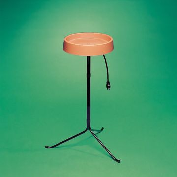 api® Heated Bird Bath with Stand 12" wide 30" high