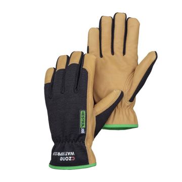 Hestra Job Unisex Outdoor Kobolt CZone II Waterproof Gloves, Black/Tan