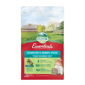 Oxbow Essentials Hamster & Gerbil Food, 1 lb.