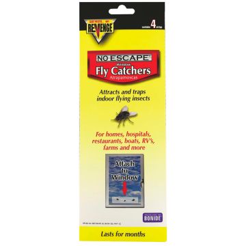 REVENGE® 46200 Revenge Window/Screen Fly Catcher, 4 pack