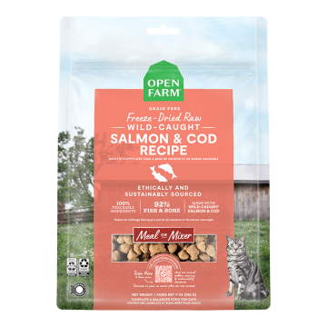 Open Farm Cat Freeze Dried Raw Morsels Salmon & Cod 3.5Oz