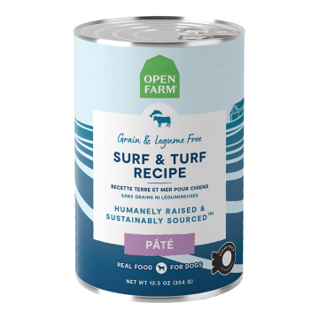 Open Farm Dog Grain Free Surf & Turf Pâté 12.5Oz 