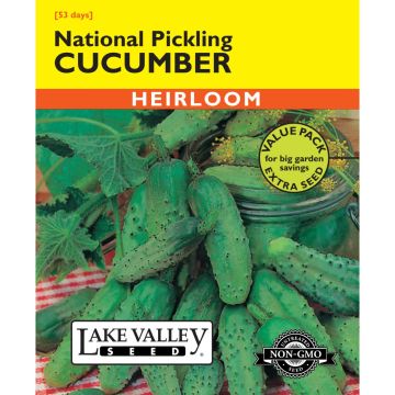 Cucumis, Pickling Cucumber 'National' Heirloom Value Pack