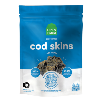 Open Farm Dog Dehydrated Treat Cod Skins 2.25Oz