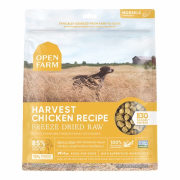 Open Farm Dog Freeze-Dried Morsels Harvest Chicken 13.5Oz