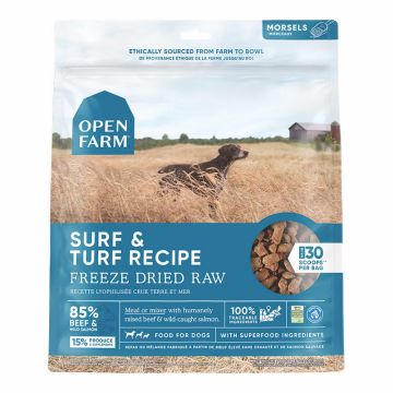 Open Farm Dog Freeze-Dried Morsels Surf & Turf 13.5Oz