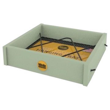 Birds Choice Plastic Hanging Tray Bird Feeder Sage