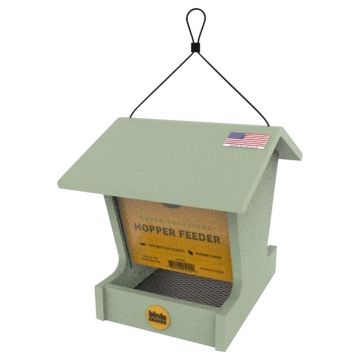 Birds Choice Plastic Hopper Bird Feeder Sage