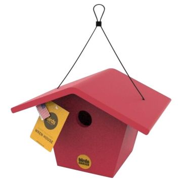 Birds Choice Plastic Wren Bird House Red