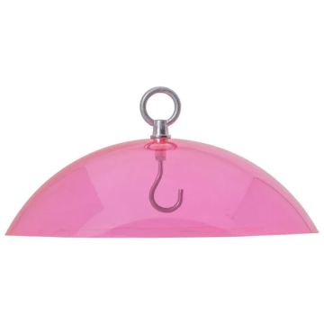 Bird Choice Protective Cover for Hanging Bird Feeder, Fuchsia
