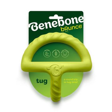 Benebone Tug Interactive Dog Toy, Natural Rubber