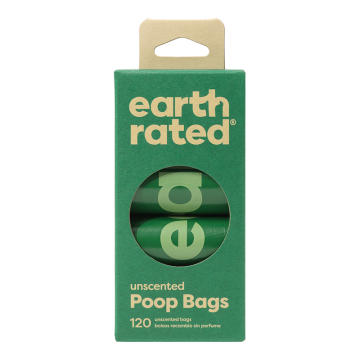 Earth RatedPoop Bags on Refill Rolls, Unscented, 120ct