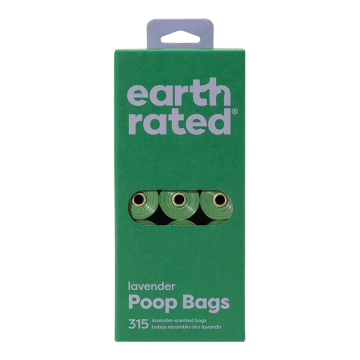 Earth Rated Poop Bags on Refill Rolls, Lavender, 315ct