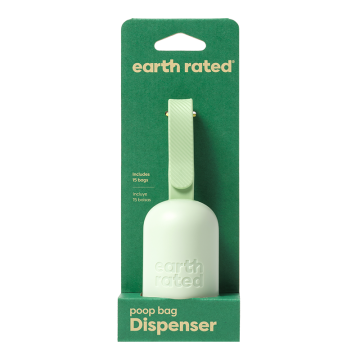 Earth Rated Poop Bag Dispenser with 15 Bags
