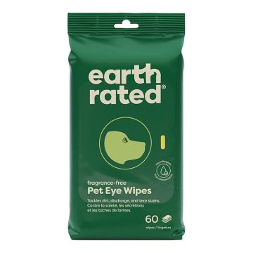 Earth Rated Eye Wipes, 60ct