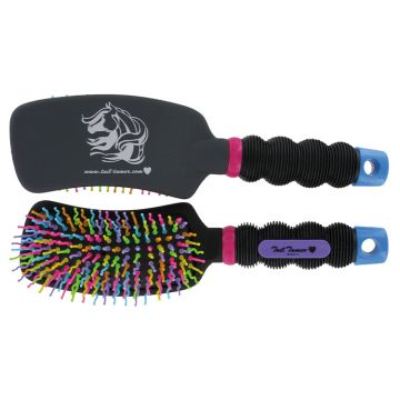 Professional's Choice Tail Tamer Curved Handle Brush Colorful
