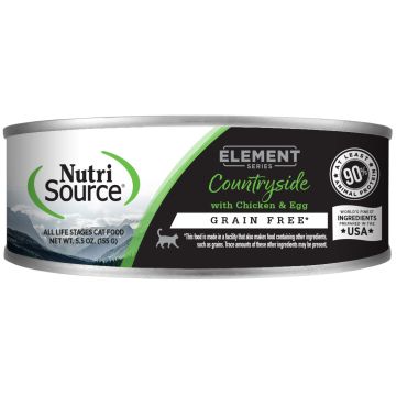 NutriSource® Element Series Countryside Recipe Wet Cat Food, 5.5oz can