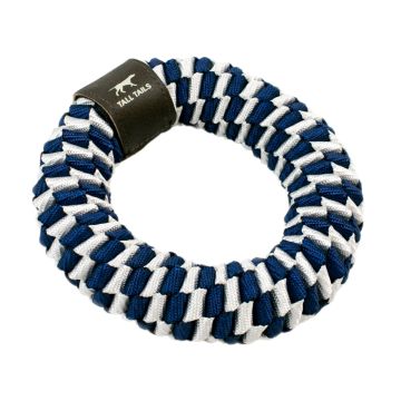 Tall Tails Navy Braided Ring Dog Toy