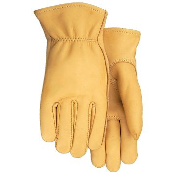 Midwest Quality Gloves Leather Gunn Cut Yellow Gloves