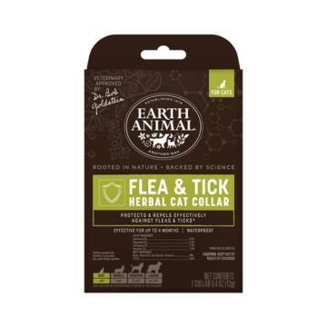 Earth Animal Apothecary Natural Flea & Tick Herbal Collar for Cats & Kittens
